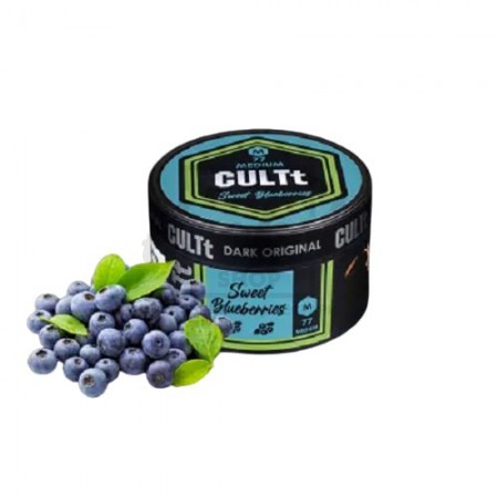 Тютюн CULT Medium M77 Sweet Blueberries (Солодка Чорниця) 100гр Тютюн CULT Medium M77 Sweet Blueberries (Солодка Чорниця) 100гр