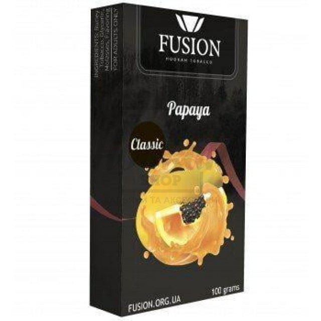 Тютюн Fusion Classic Papaya (Папая) 100 гр Тютюн Fusion Classic Papaya (Папая) 100 гр
