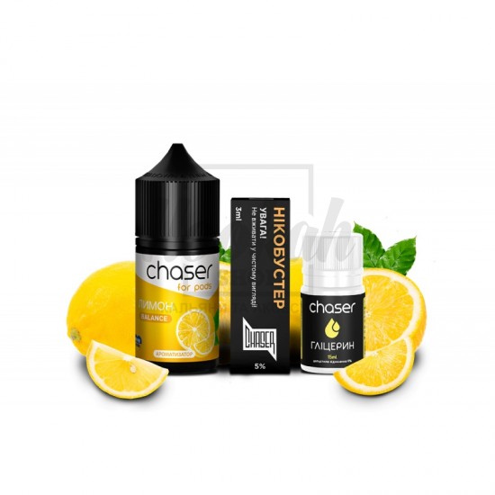 Набір Chaser For Pods Лимон (Lemon) 30ml/50mg 