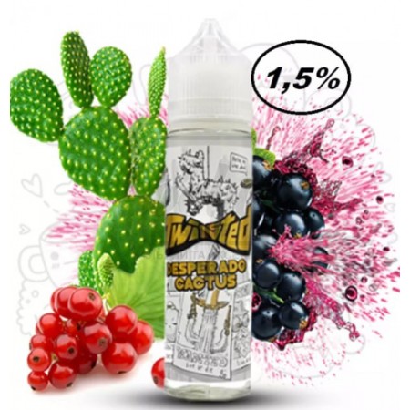 Жидкость Twisted Desperado Cactus (Лимонад Кактус Смородина) 60мл 1,5% Жидкость Twisted Desperado Cactus (Лимонад Кактус Смородина) 60мл 1,5%
