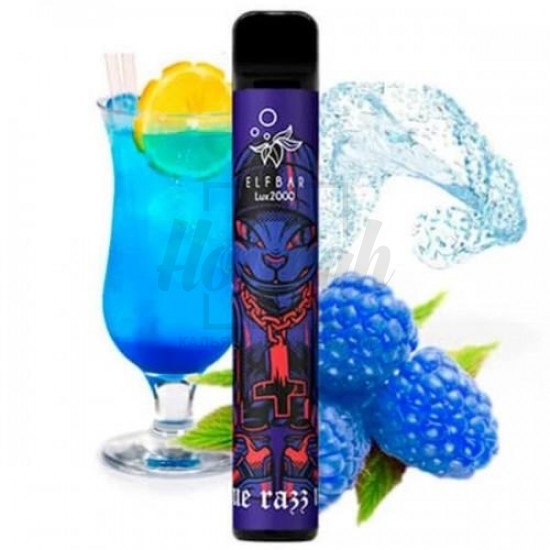Електронна сигарета Elf Bar 2000 Blue Razz Ice (Блакитний Лимонад Лід) Електронна сигарета Elf Bar 2000 Blue Razz Ice (Блакитний Лимонад Лід)
