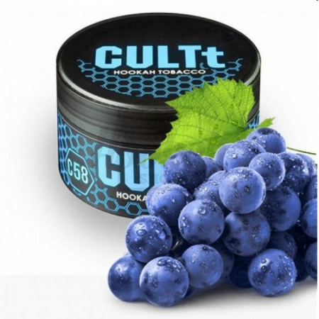 Тютюн CULT C58 Black Grape Ice (Чорний Виноград Лід) 100 г Тютюн CULT C58 Black Grape Ice (Чорний Виноград Лід) 100 г