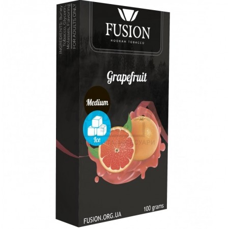 Тютюн Fusion Medium Ice Grapefruit (Лід Грейпфрут) 100 гр Тютюн Fusion Medium Ice Grapefruit (Лід Грейпфрут) 100 гр