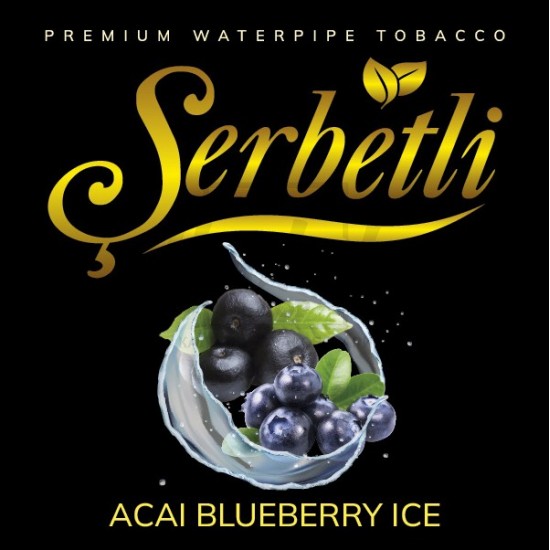 Тютюн Serbetli Acai Blueberry Ice (Асаї Чорниця Лід) 100гр Тютюн Serbetli Acai Blueberry Ice (Асаї Чорниця Лід) 100гр