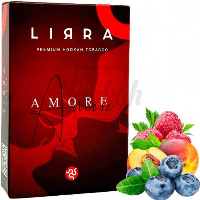 Тютюн Lirra Amore (Малина Чорниця Персик) 50 гр Тютюн Lirra Amore (Малина Чорниця Персик) 50 гр