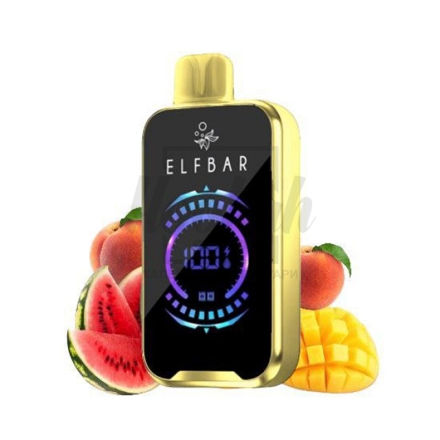 Електронна сигарета Elf Bar RAYA D2 20000 Mango Peach Watermelon (Манго Персик Кавун)