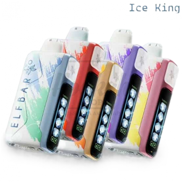 Електронна сигарета Elf Bar Ice King 30000 Watermelon Ice (Кавун Лід)