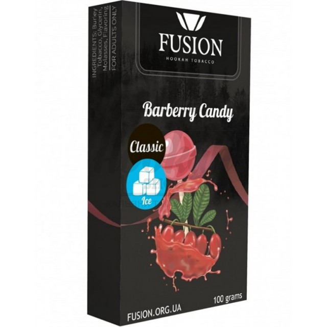 Тютюн Fusion Classic Ice Barberry Candy (Лід Барбарисова Цукерка) 100 гр Тютюн Fusion Classic Ice Barberry Candy (Лід Барбарисова Цукерка) 100 гр