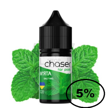 Жидкость Chaser Мята 30мл 5% Жидкость Chaser Мята 30мл 5%