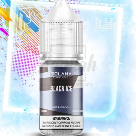 Жидкость SOLANA LIQUID Black Ice (Черная Смородина Лед) 30мл 5% Жидкость SOLANA LIQUID Black Ice (Черная Смородина Лед) 30мл 5%