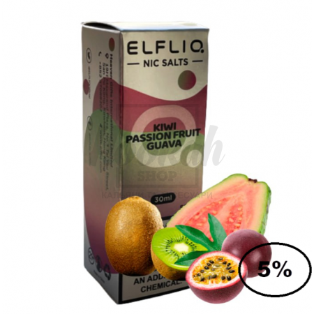 Рідина Elf Liq Kiwi Passion Fruit Guava (ківі маракуя гуава) 30мл 5% Рідина Elf Liq Kiwi Passion Fruit Guava (ківі маракуя гуава) 30мл 5%