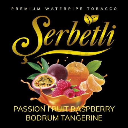 Тютюн Serbetli Passion Fruit Raspberry Bodrum Tangerine (Маракуя Малина Мандарин) 100 гр Тютюн Serbetli Passion Fruit Raspberry Bodrum Tangerine (Маракуя Малина Мандарин) 100 гр