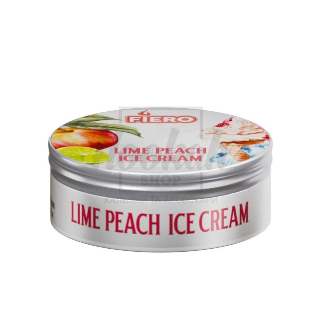 Тютюн Fiero Lime Peach Ice Cream (Лайм Персик Пломбір) 100 гр Тютюн Fiero Lime Peach Ice Cream (Лайм Персик Пломбір) 100 гр
