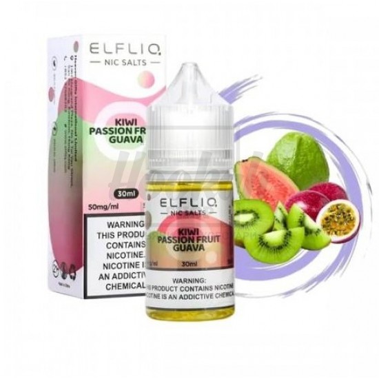 Рідина Elf Liq Kiwi Passion Fruit Guava (ківі маракуя гуава) 30мл 5% Рідина Elf Liq Kiwi Passion Fruit Guava (ківі маракуя гуава) 30мл 5%