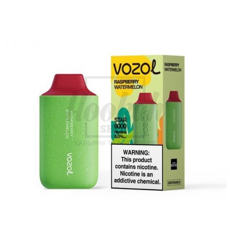 Електронна сигарета Vozol 6000 Raspberry Watermelon (малина кавун) Електронна сигарета Vozol 6000 Raspberry Watermelon (малина кавун)