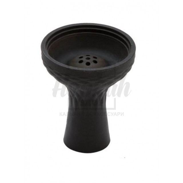 Силіконова чаша з дірками (зовні самсарис) Чорна Силіконова чаша з дірками (зовні самсарис) Чорна