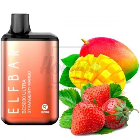Електронна сигарета Elf Bar BС5000 Ultra Strawberry Mango (Полуниця Манго) Електронна сигарета Elf Bar BС5000 Ultra Strawberry Mango (Полуниця Манго)