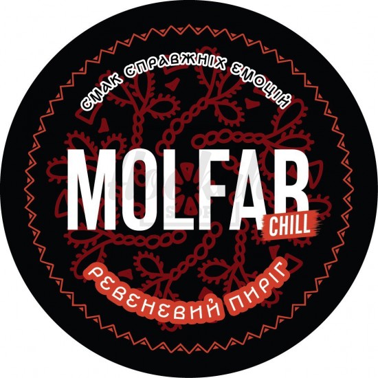 Табак Molfar Chill Line Ревеневий Пиріг (Ревень Зеленое Яблоко Печенье) 100 гр