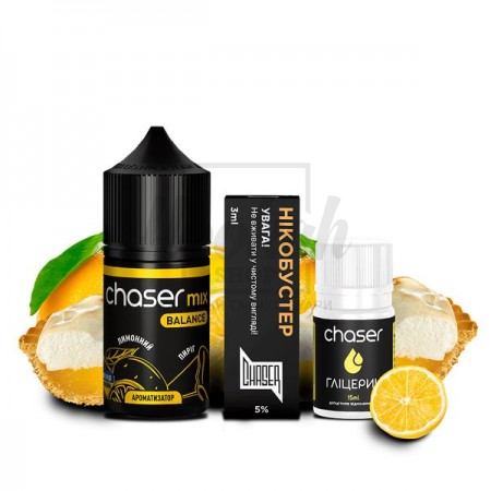 Рідина Набір Chaser Лимонний Пиріг 30мл 5% Рідина Набір Chaser Лимонний Пиріг 30мл 5%