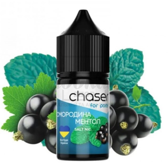 Рідина Chaser 5% 30мл смородина ментол Рідина Chaser 5% 30мл смородина ментол