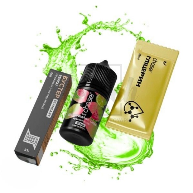 Рідина Набір Chaser Lux Watermelon Lime (Кавун Лайм) 30мл 5% Рідина Набір Chaser Lux Watermelon Lime (Кавун Лайм) 30мл 5%