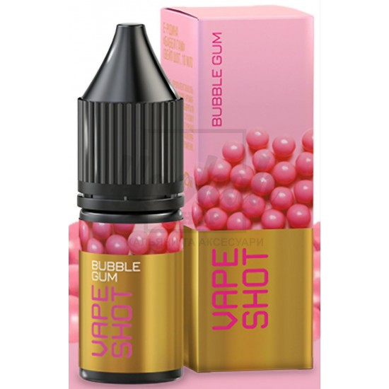 Рідина Vape Shot Bubble Gum (Жуйка зі Смаком Дитинства) 10мл 5% Рідина Vape Shot Bubble Gum (Жуйка зі Смаком Дитинства) 10мл 5%