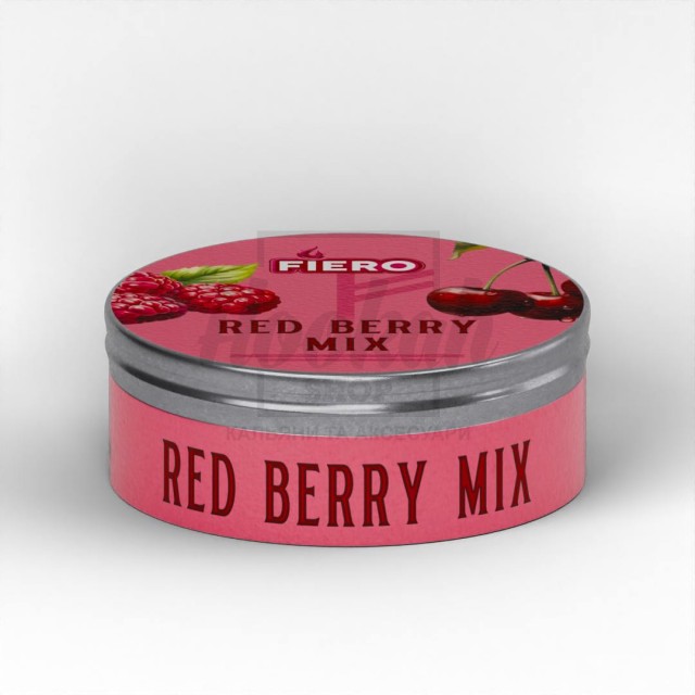 Тютюн Fiero Red Berry Mix (Малина Вишня) 100 гр Тютюн Fiero Red Berry Mix (Малина Вишня) 100 гр
