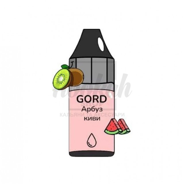 Рідина Gord Watermelon Kiwi (Кавун Ківі) 30мол 5% Рідина Gord Watermelon Kiwi (Кавун Ківі) 30мол 5%