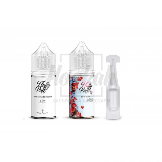  Набор Fluffy Puff Pink Berry Ice (Розовые Ягоды Айс) 12ml