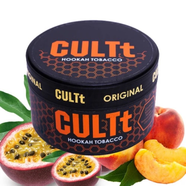 Тютюн CULT C26 Passion Fruit Peach (Маракуйя Персик) 100 г Тютюн CULT C26 Passion Fruit Peach (Маракуйя Персик) 100 г