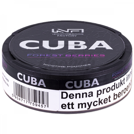 Снюс Cuba Black Forest Berries 43 mg/pouch 66 mg/g (Лісові ягоди)