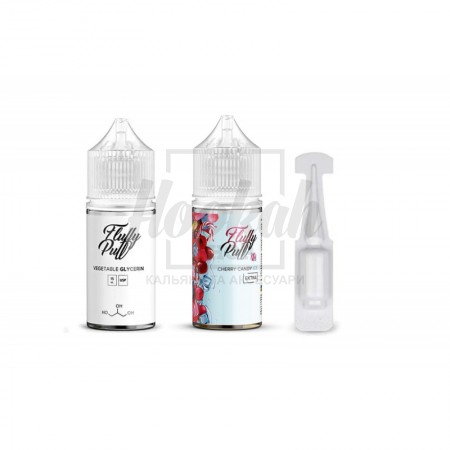 Набір Fluffy Puff Cherry Candy Ice (Вишнева Цукерка Айс) 30ml/50mg Salt Nic Набір Fluffy Puff Cherry Candy Ice (Вишнева Цукерка Айс) 30ml/50mg Salt Nic