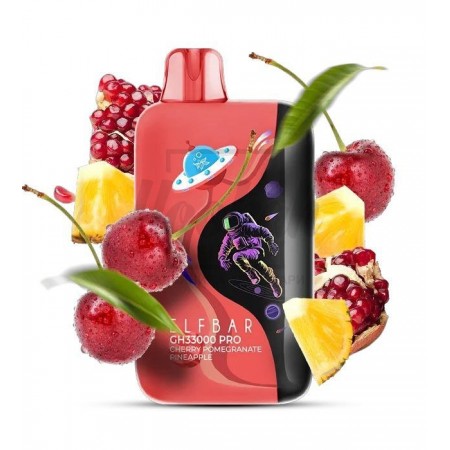Електронна сигарета Elf Bar GH33000 PRO Cherry Pomegranate Pineapple (Вишня Гранат Ананас) Електронна сигарета Elf Bar GH33000 PRO Cherry Pomegranate Pineapple (Вишня Гранат Ананас)
