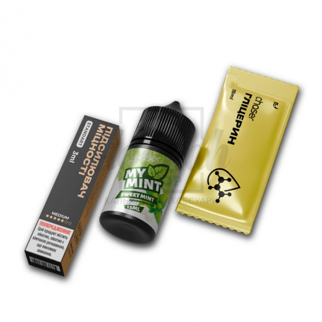 Рідина Набір Chaser My Mint Sweet Mint (Солодка м'ята) 30 мл 5% Рідина Набір Chaser My Mint Sweet Mint (Солодка м'ята) 30 мл 5%