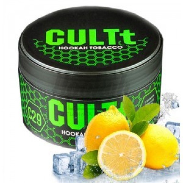 Тютюн CULTt C29 Ice Lemon (Лід Лимон) 100 г Тютюн CULTt C29 Ice Lemon (Лід Лимон) 100 г