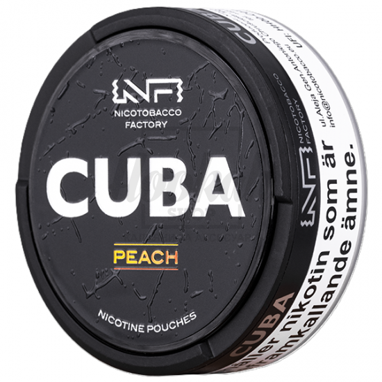 Снюс Cuba Black Peach 43 mg/pouch 66 mg/g (Персик)