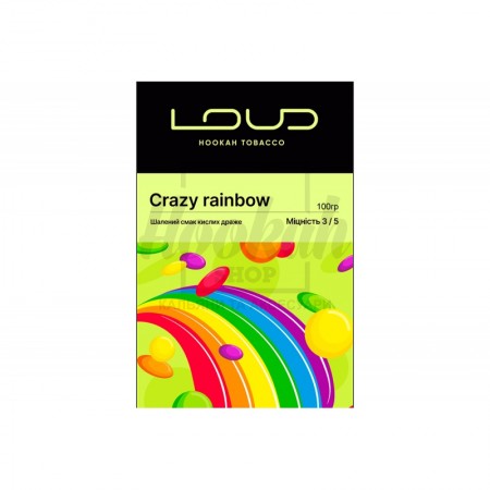 Заправка Loud Crazy Rainbow (Шалений Смак Кислих Драже) 100 g. Заправка Loud Crazy Rainbow (Шалений Смак Кислих Драже) 100 g.