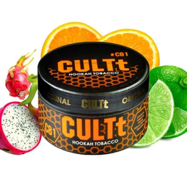 Тютюн CULT C81 Pitaya Lime Orange (Питайя Лайм Апельсин) 100 г Тютюн CULT C81 Pitaya Lime Orange (Питайя Лайм Апельсин) 100 г