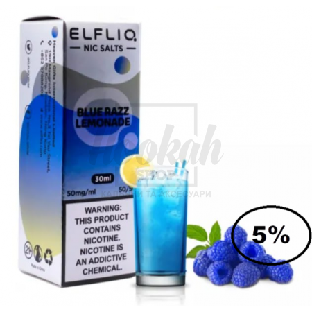 Рідина Elf Liq Blue Razz Lemonad (блакитний лимонад) 30мл 5% Рідина Elf Liq Blue Razz Lemonad (блакитний лимонад) 30мл 5%