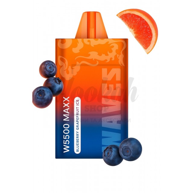 Електронна сигарета Waves W5500 Maxx Blueberry Grapefruit Ice (Чорниця Грейпфрут Лід) Електронна сигарета Waves W5500 Maxx Blueberry Grapefruit Ice (Чорниця Грейпфрут Лід)