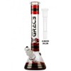 Бонг скляний Grace Glass Striped Series Red
