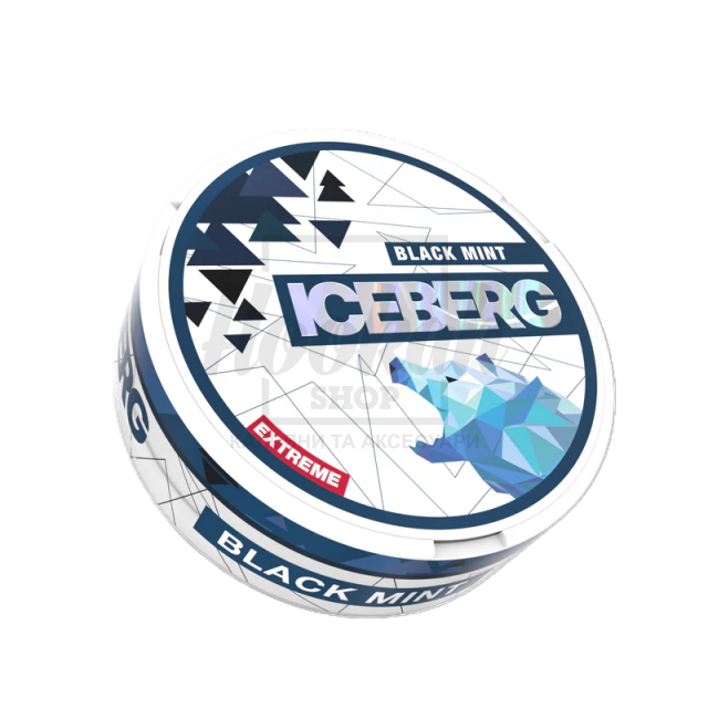 Снюс Iceberg Extrime Black Mint 50mg (Мята)
