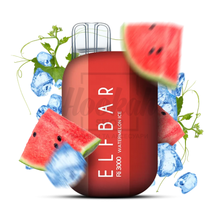 Електронна сигарета Elf Bar RI3000 Watermelon Ice (Кавун Лід) Електронна сигарета Elf Bar RI3000 Watermelon Ice (Кавун Лід)