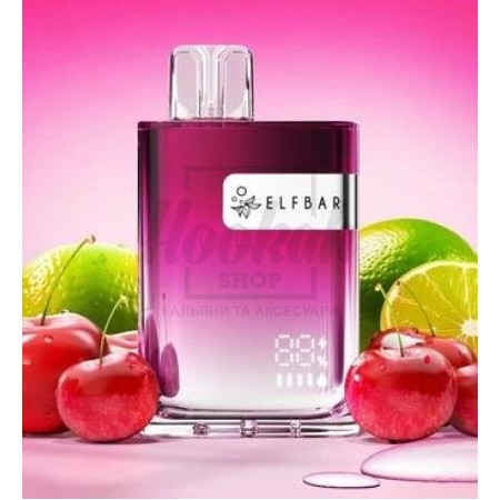 Электронная сигарета Elf Bar CR8000 Cherry Lime (Вишня Лайм) Электронная сигарета Elf Bar CR8000 Cherry Lime (Вишня Лайм)