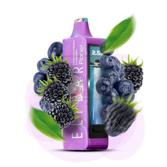 Електронна сигарета Elf Bar Planet 25000 Sour Blackberry Blueberry (Кисла Ожина Голубика) Електронна сигарета Elf Bar Planet 25000 Sour Blackberry Blueberry (Кисла Ожина Голубика)