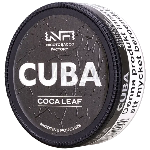 Снюс Cuba Black Double Fresh 43 mg/pouch 66 mg/g (М'ята Свіжість)