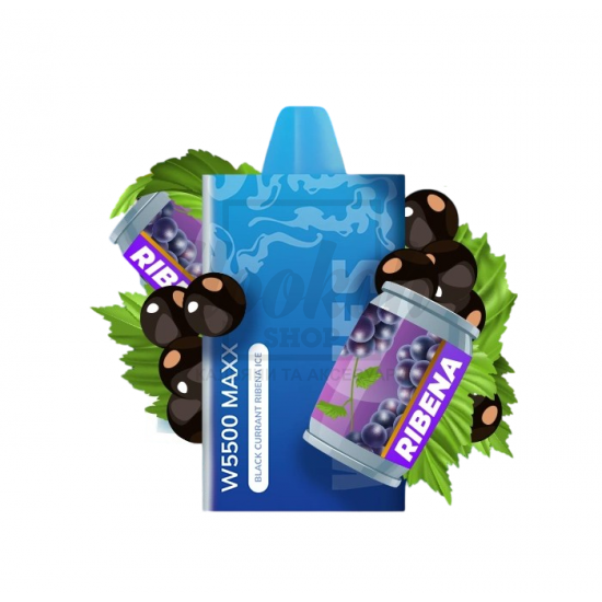 Електронна сигарета Waves W5500 Maxx Blackcurrant Ribena Ice (Чорна Смородина Горобина Лід) Електронна сигарета Waves W5500 Maxx Blackcurrant Ribena Ice (Чорна Смородина Горобина Лід)