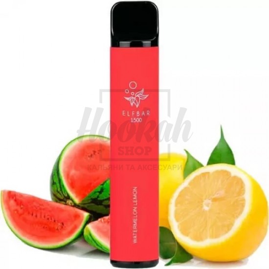 Електронна сигарета Elf Bar 1500 Watermelon Lemon (кавун лимон) Електронна сигарета Elf Bar 1500 Watermelon Lemon (кавун лимон)