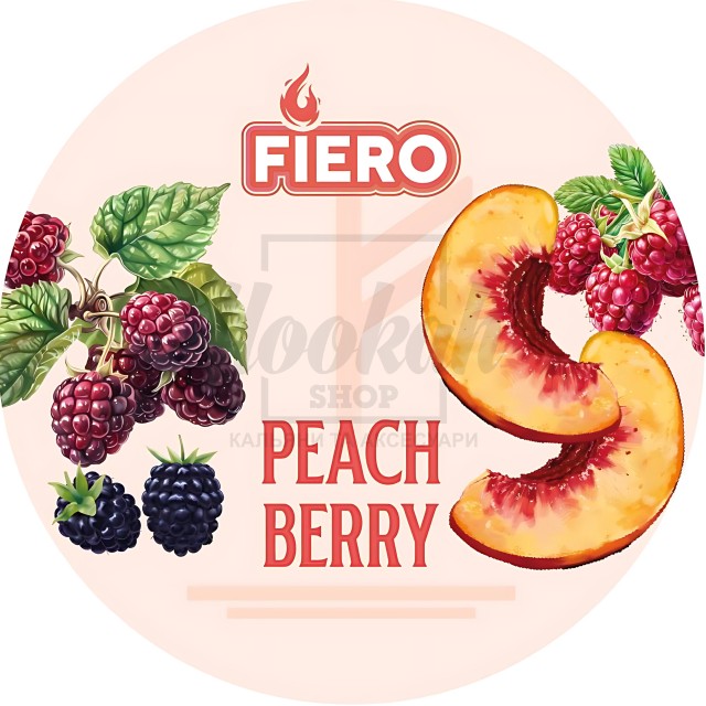 Тютюн Fiero Peach Berry (Персик Ягоди) 100 гр Тютюн Fiero Peach Berry (Персик Ягоди) 100 гр