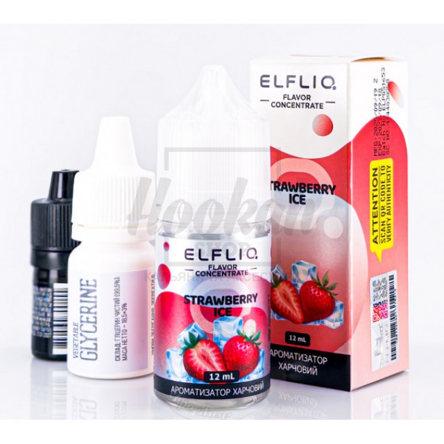 Рідина Набір Elf Liq Strawberry Ice (Полуниця Лід) 5% 30мл Рідина Набір Elf Liq Strawberry Ice (Полуниця Лід) 5% 30мл
